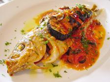 イサキのポワレ～プッタネスカソース～