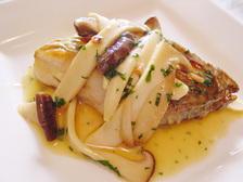 太刀魚のソテー～エリンギのソース～