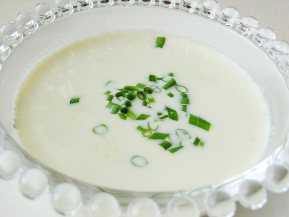 枝豆の冷たいスープ