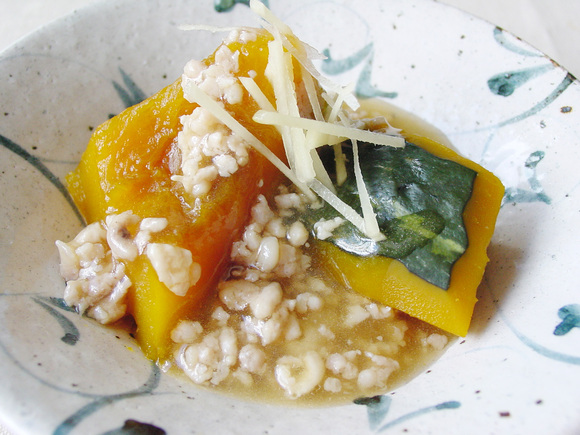 かぼちゃのそぼろ煮