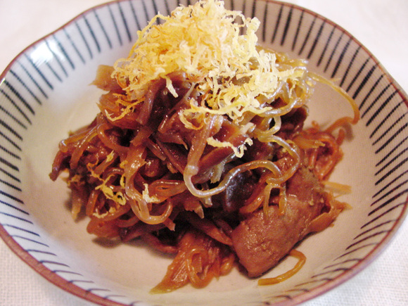 牛もつの当座煮