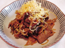 牛もつの当座煮