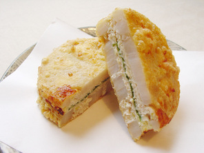 れんこんの挟み揚げ
