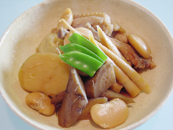 旬野菜と白いんげん豆の煮物