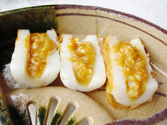 ちくわのねぎ味噌