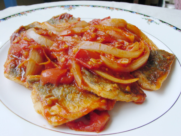 小あじのトマトソース