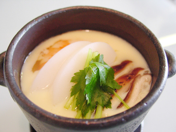 Steamed egg custard