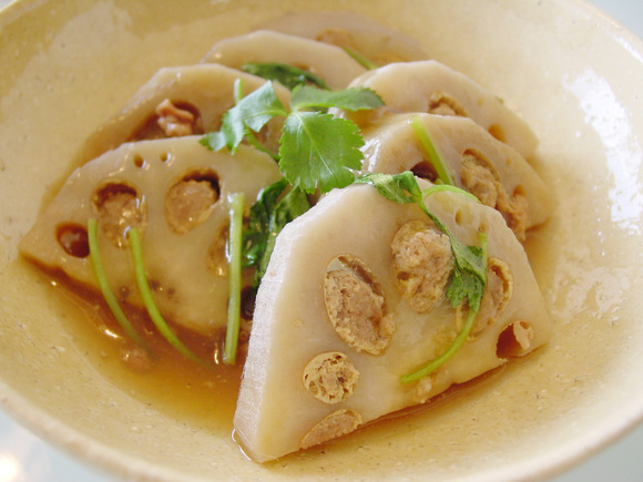 新れんこんの葛煮