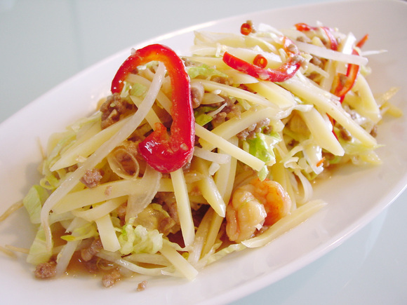 シンシア(じゃがいも)のタイ風シャキシャキサラダ