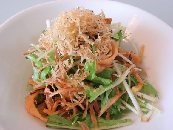 秋の柚子しょうゆ和え