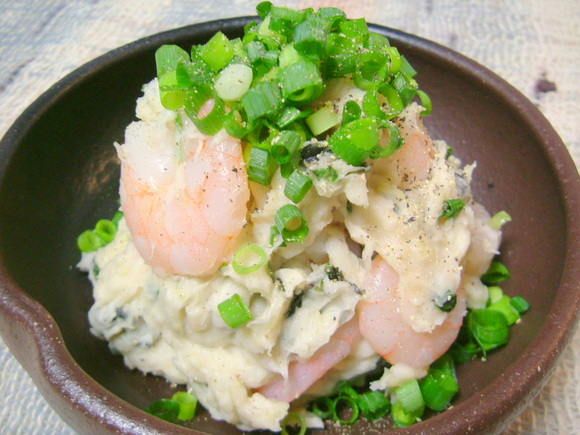 里芋とえびの和風サラダ