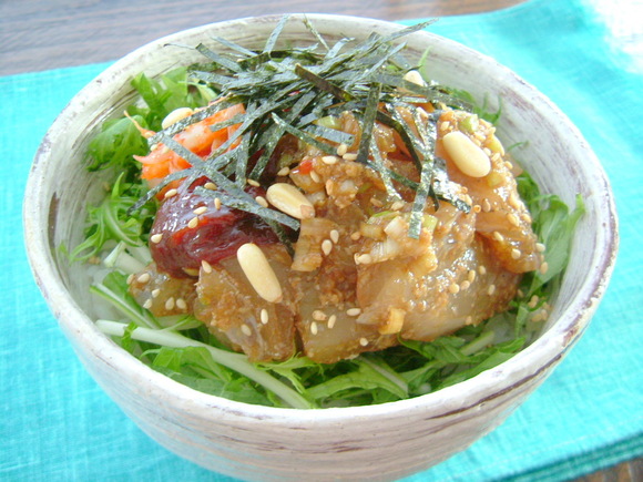 韓国風お刺身丼 キリンレシピノート とっておきの おつまみ から デザート まで キリン