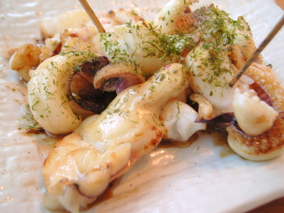 屋台風いかげそ炒め