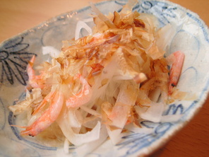 さらし玉ねぎの小付け