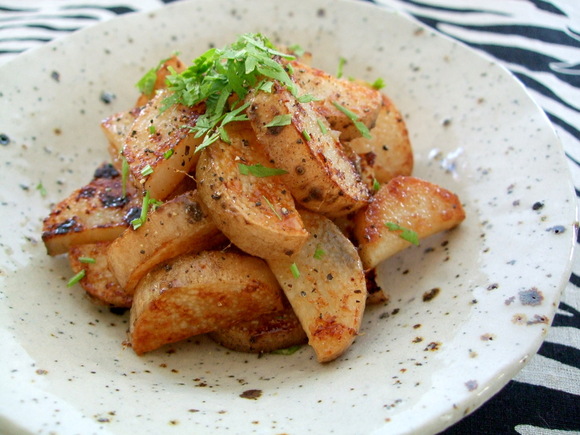 長いものこんがりエスニックソテー