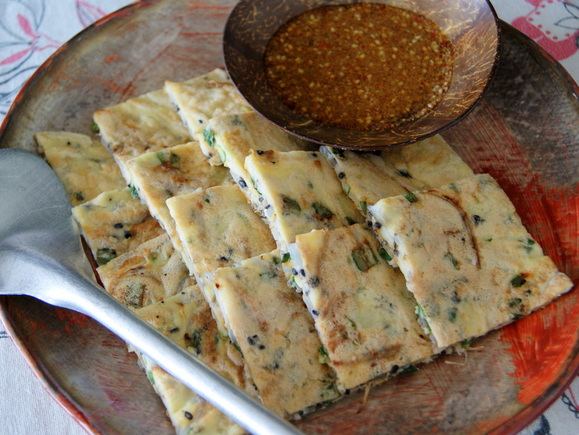 ごまたっぷりもやしチヂミ