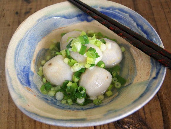 里いもの塩ねぎ煮