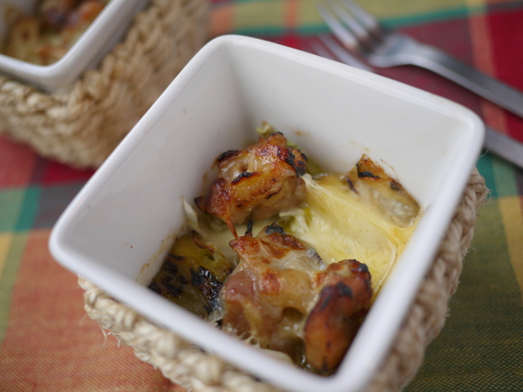 やきとりのグラタン風