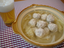 鶏だんご鍋