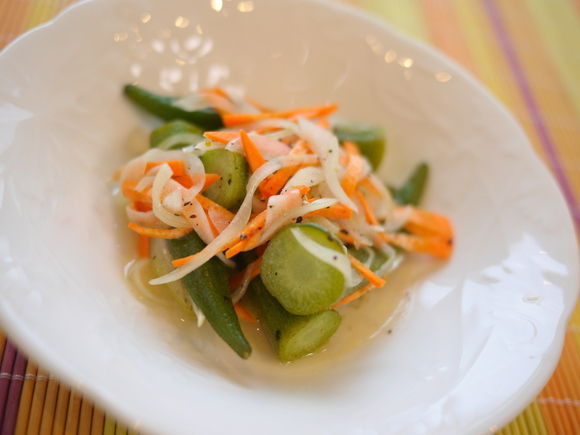 オクラのマリネ