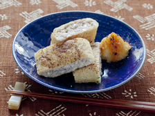 油揚げの肉詰め焼き