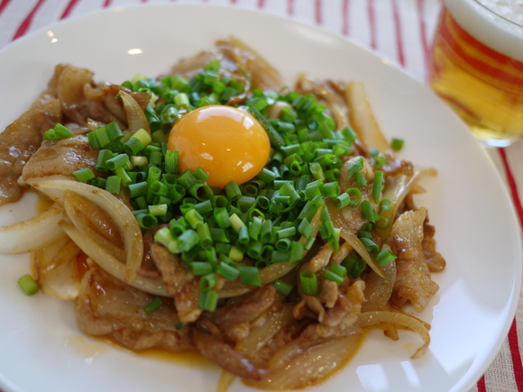 豚ばら肉のスタミナ焼き