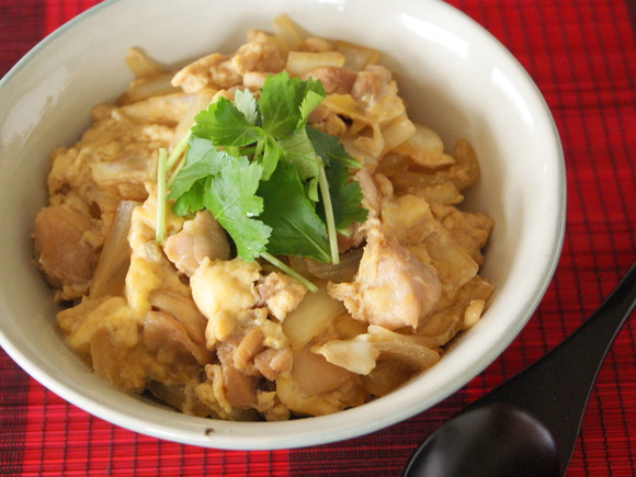 Oyako-don (Chicken and egg on rice)