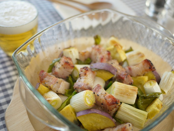 豚肉とさつまいものグリル