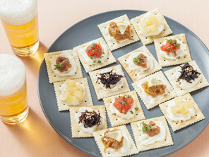 ぬるチーズの簡単和風オードブル