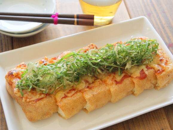 和風お揚げピザ