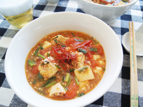 トマト麻婆豆腐
