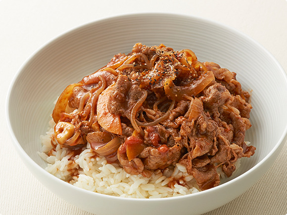 ギネスで煮込んだ柔らか牛丼