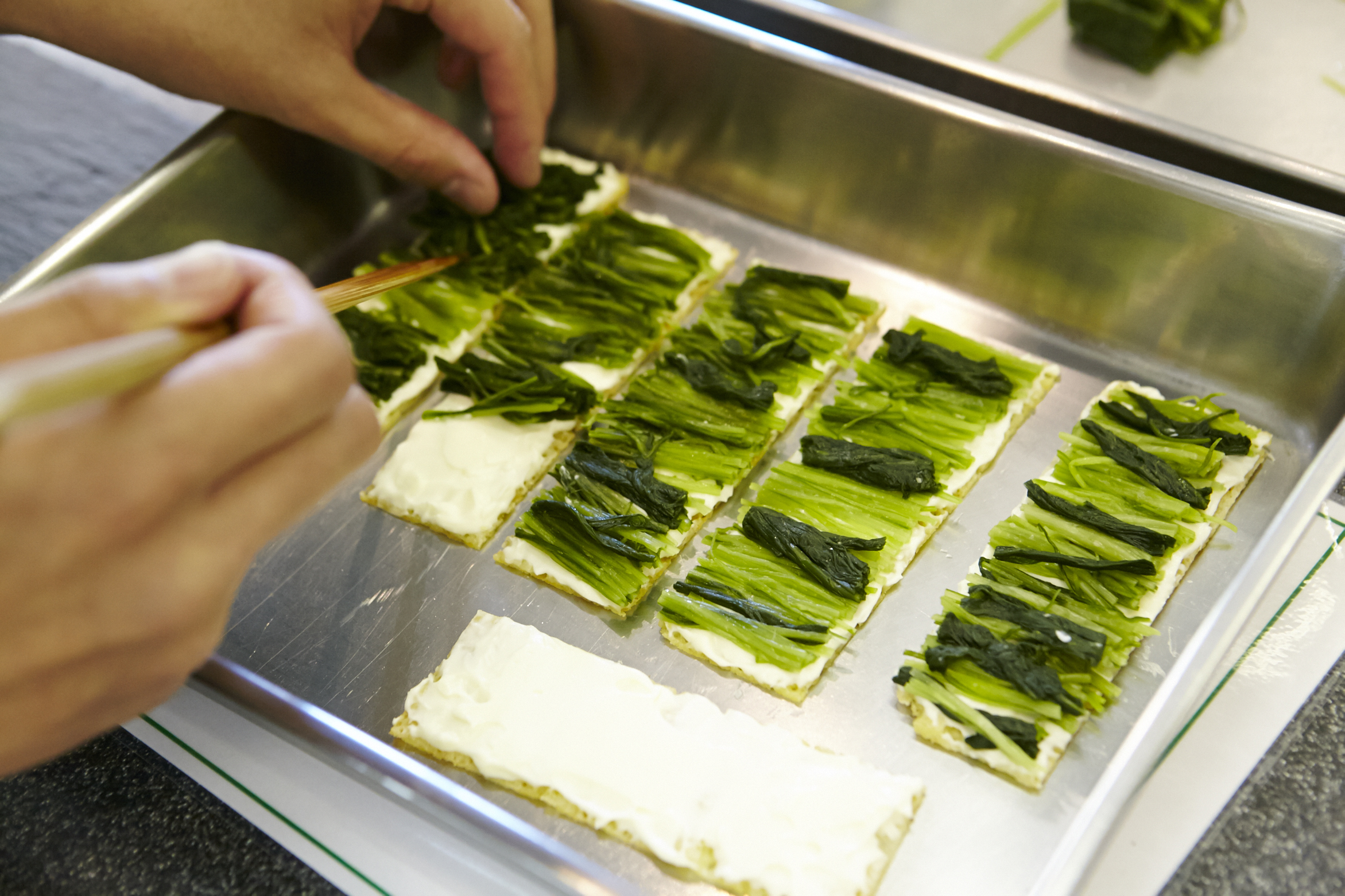 京の幸 鹿ヒレ肉と壬生菜漬物のチーズサンド キリンレシピノート とっておきの おつまみ から デザート まで キリン